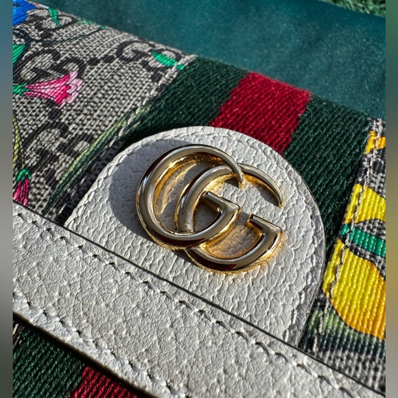 Gucci Wallet White Floral Spring Edition - Picture 3 of 14